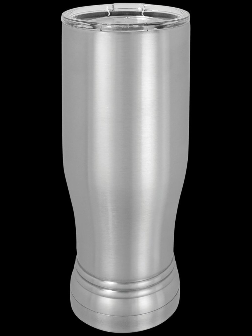 Stainless Steel Sublimatable 14 oz. Polar Camel Pilsner with Clear Lid